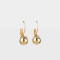 Aros Argollas De metal Aros Cortos De Metal - Dorado