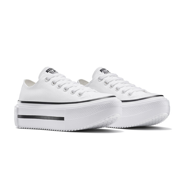 CHUCK TAYLOR ALL STAR LIFT DOUBLE STACK LO WHT - CONVERSE BLANCO