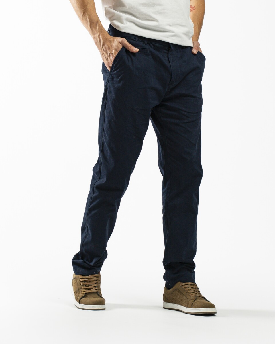 Pantalon Chino Largo 30 - Marino 