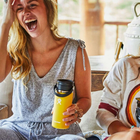 Taza Hydro Flask 16 Oz (0.47 L) Wide Mouth Flex Sip Lid Blanco