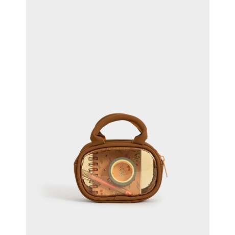 Mini Set De Librería En Carterita Marron Camel