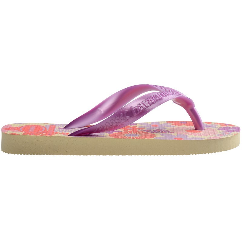 Ojotas Havaianas Kids Flores Violeta