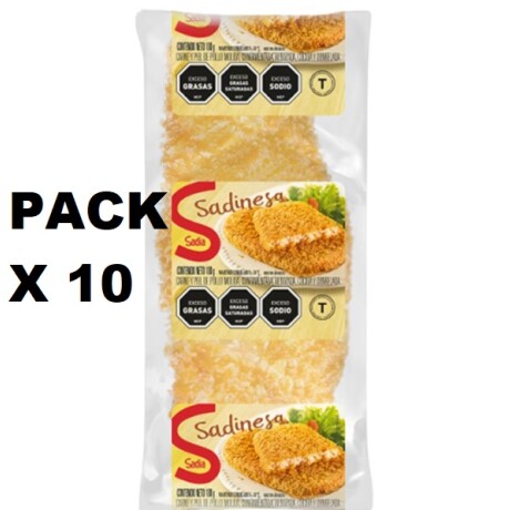 Sadinesa Sadia Carne de Pollo Jamón Queso 100 Grs X 10 Unidades 001