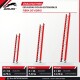 GALOX ESCALERA COLISA FIBRA DE VIDRIO AISLANTE PANTHER 2X12 ESCALONES 6.70M Galox Escalera Colisa Fibra De Vidrio Aislante Panther 2x12 Escalones 6.70m