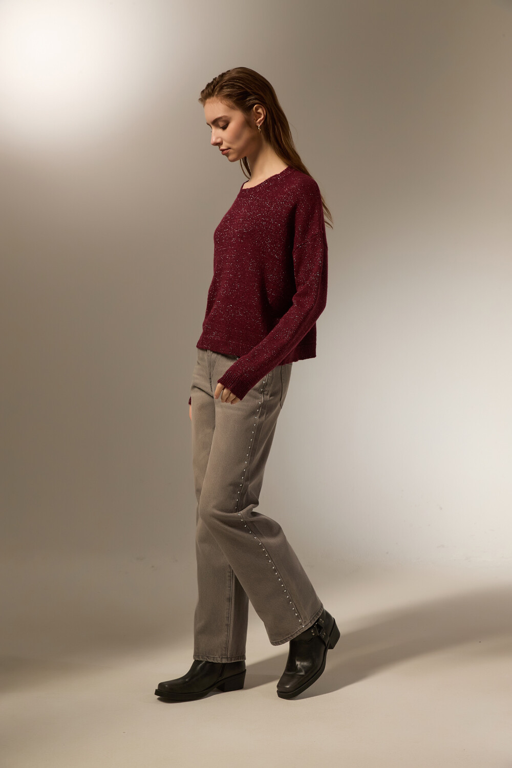 Sweater Vornal Bordeaux Claro