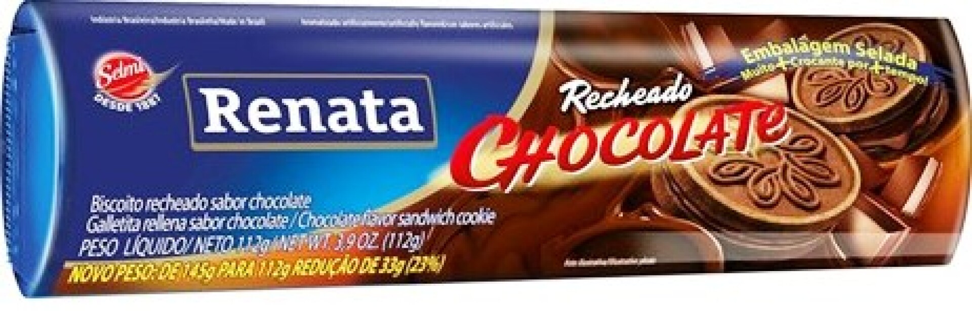 GALLETA RELLENA RENATA CHOCOLATE 112G 