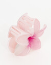 Broche Flores Broche Acrílico Flor Hawaiana - Violeta Lila