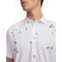 UA ArmourDry Printed Polo-WHT WHT-101
