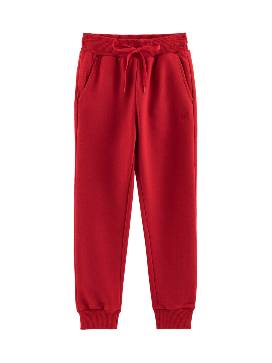 PANTALÓN BABUCHA INFANTIL UNISSEX - ROJO 