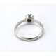 Anillo Oro 18K Blanco Y Brillante Engarce Ingles Anillo Oro 18K Blanco Y Brillante Engarce Ingles