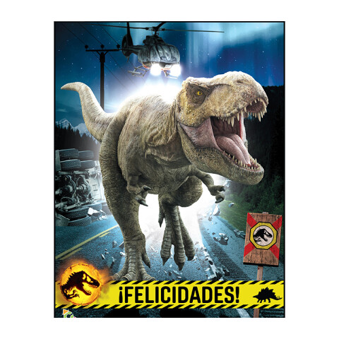 Cotillón Afiche Jurassic World 53 x 39 cm U