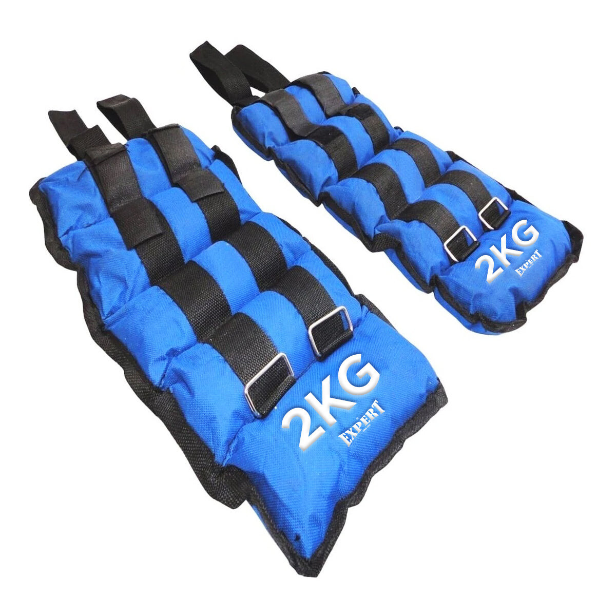 Tobi Pesas 2kg Entrenamiento Piernas Tobillera Velcro - Azul 