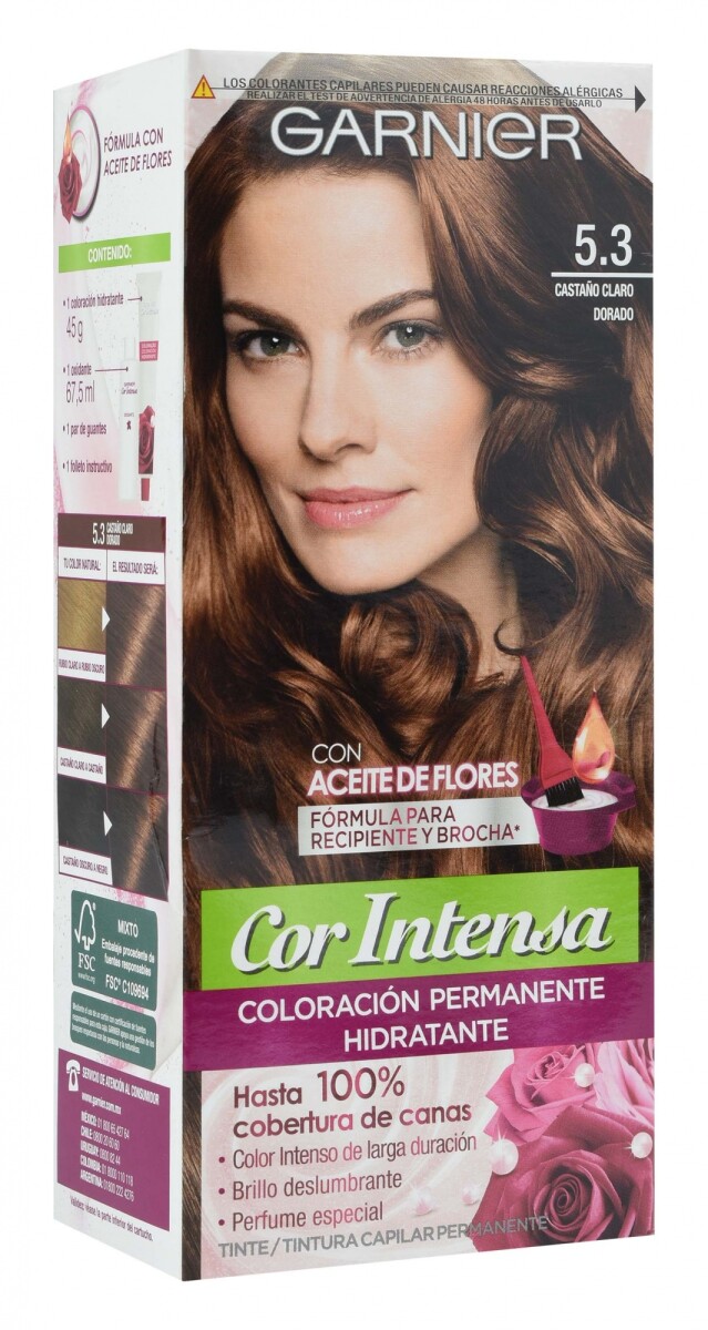 COLORACION NUTRISSE COR INTENSE 53 CASTAÑO CLARO 