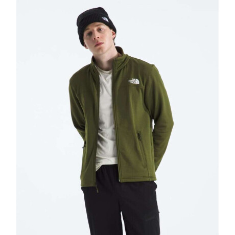 Campera Polar Cedar Trail Grid hombre Woodland Green