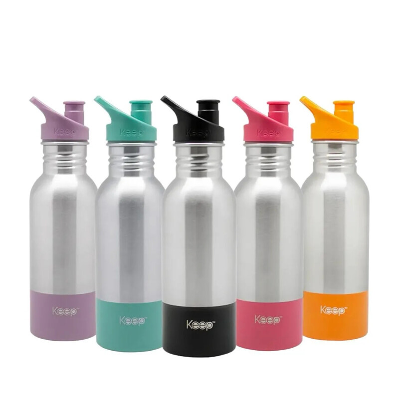 Botella Keep Caramañola Aluminio 600ml Amarillo