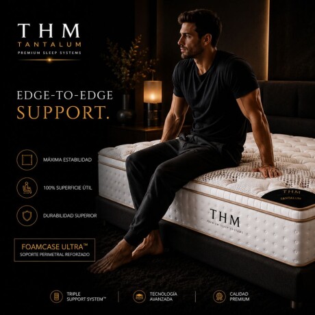 Colchon de resortes Queen HAMPTONS Tantalum Colchon de resortes Queen HAMPTONS Tantalum