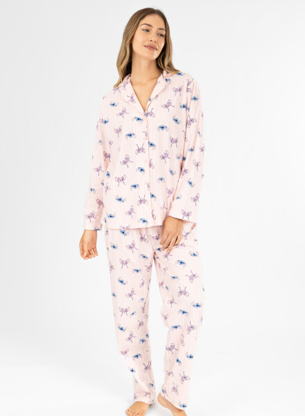 Pijama americano stitch angel Rosado