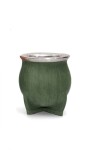 MATE DE CERÁMICA CHICO DELTA TEXTURADO OLIVA