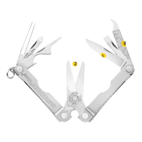 Multiherramienta Leatherman Micra con Tijeras Multiherramienta Leatherman Micra con Tijeras