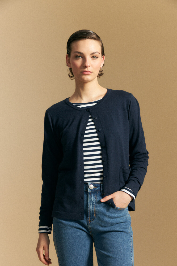 CARDIGAN ALBA Azul Marino