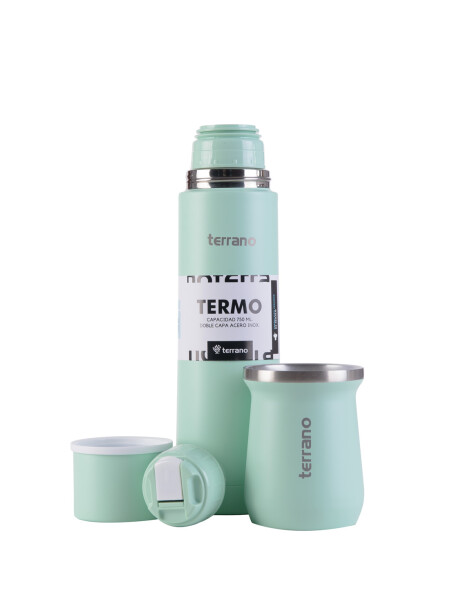 Kit Acero Bala - 750mL + Mate Tradicional Verde Agua