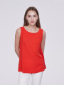 Musculosa Peder Rojo Anaranjado