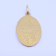 Medalla oro 18k virgen milagrosa 2,8 cm x 1,7 cm Medalla oro 18k virgen milagrosa 2,8 cm x 1,7 cm