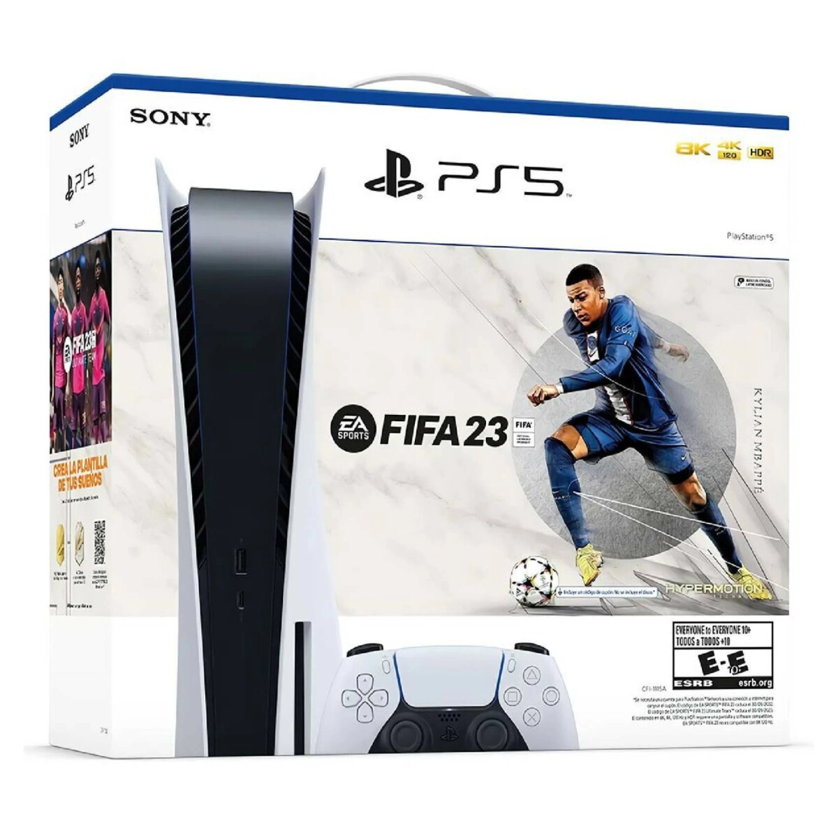 Consola PS5 PlayStation 5 con disco + Voucher Juego FIFA 23 