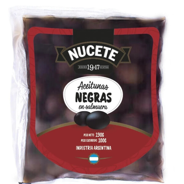 Nucete Aceitunas Negras 100g Nucete Aceitunas Negras 100g