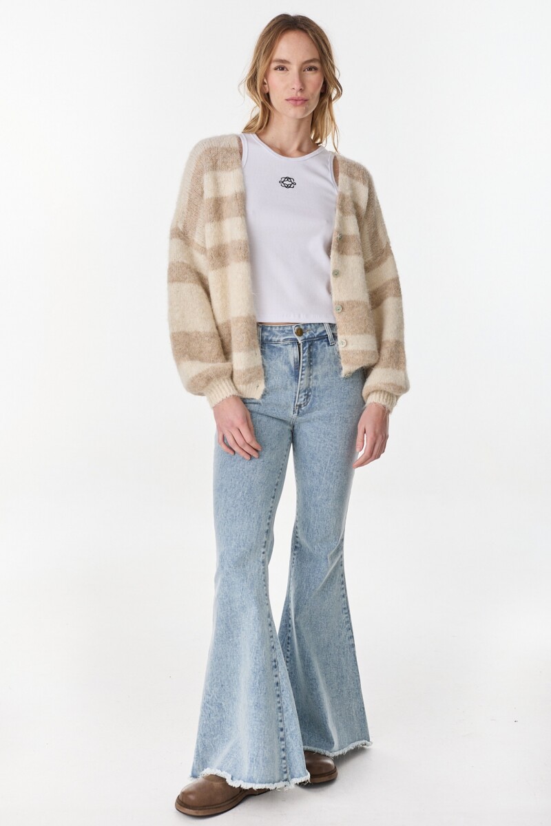 Cardigan Clover Crudo/Beige
