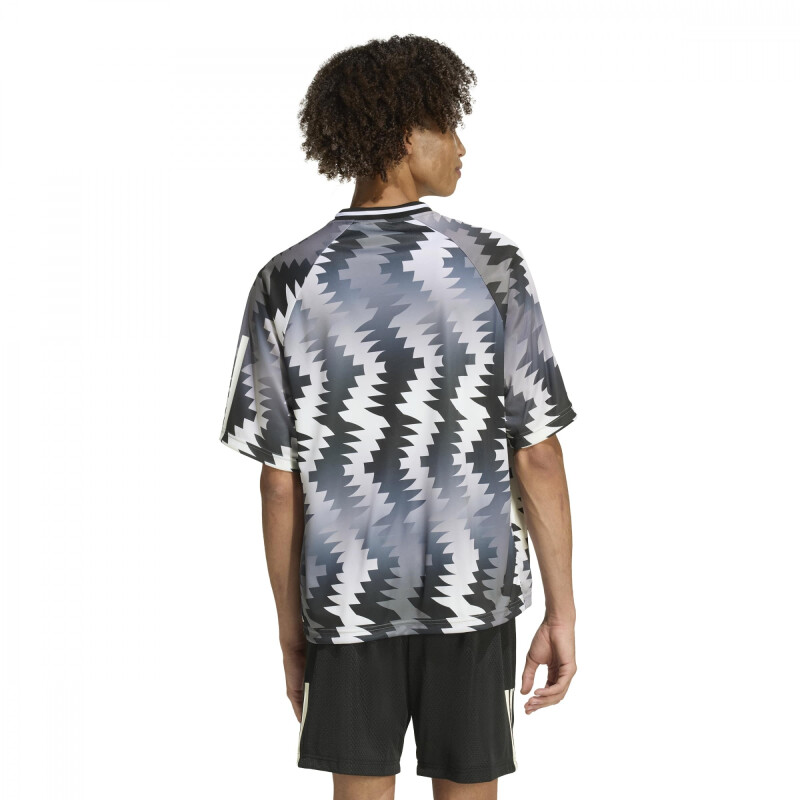 Remera Adidas M TIRO CG AW T Hombre KE0287 Gris-negro Blanco