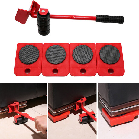 Base con Ruedas para Muebles o Electrodomésticos 5 en 1 001