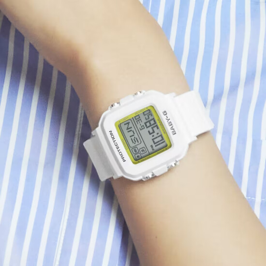 Reloj CASIO BABY-G BGD10K-7DR en Resina Blanco Esfera 43mm 0
