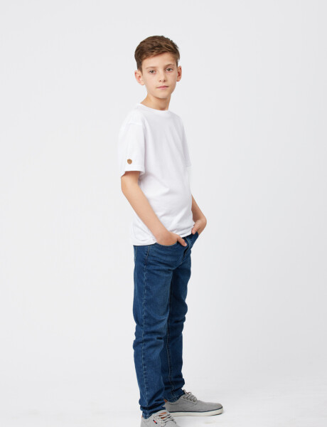 PANTALÓN DE JEAN SKINNY Azul Oscuro