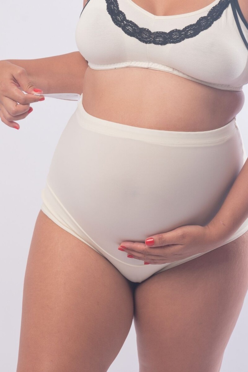 Bombacha Maternal Paty - Crudo 