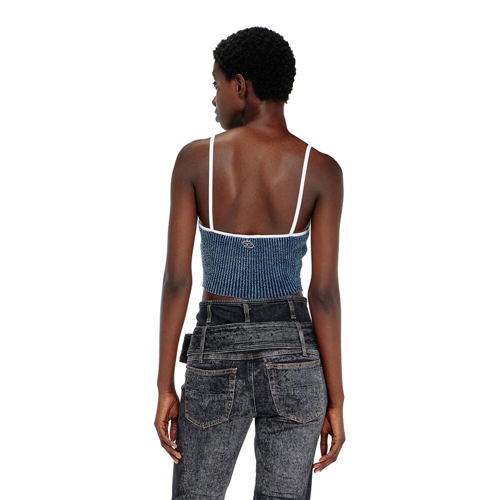 Camiseta Para Mujer M-Estere Azul marino/Blanco