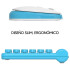 Teclado Y Mouse Inalámbrico Wk897 AZUL