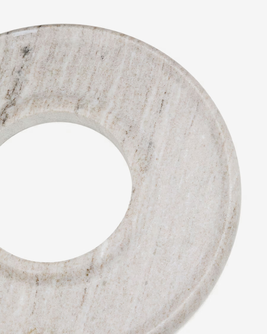 Tabla de servir Morel de mármol beige