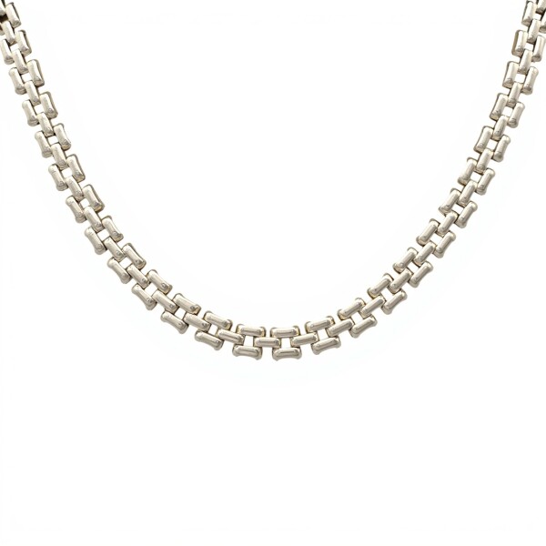 Cadena Panther-Plata y Oro-Sin piedra-CD5036 sinpiedra