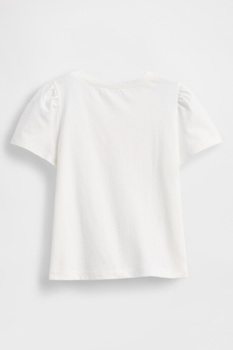 Remera Logo Gap Toddler Niña New Off White