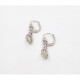 Par De Caravanas En Oro 18K Blanco Y Brillantes 2,40 Ct. Aprox. Par De Caravanas En Oro 18K Blanco Y Brillantes 2,40 Ct. Aprox.