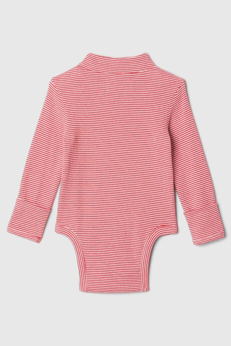 Body Polera Viento Bebé Red Stripes