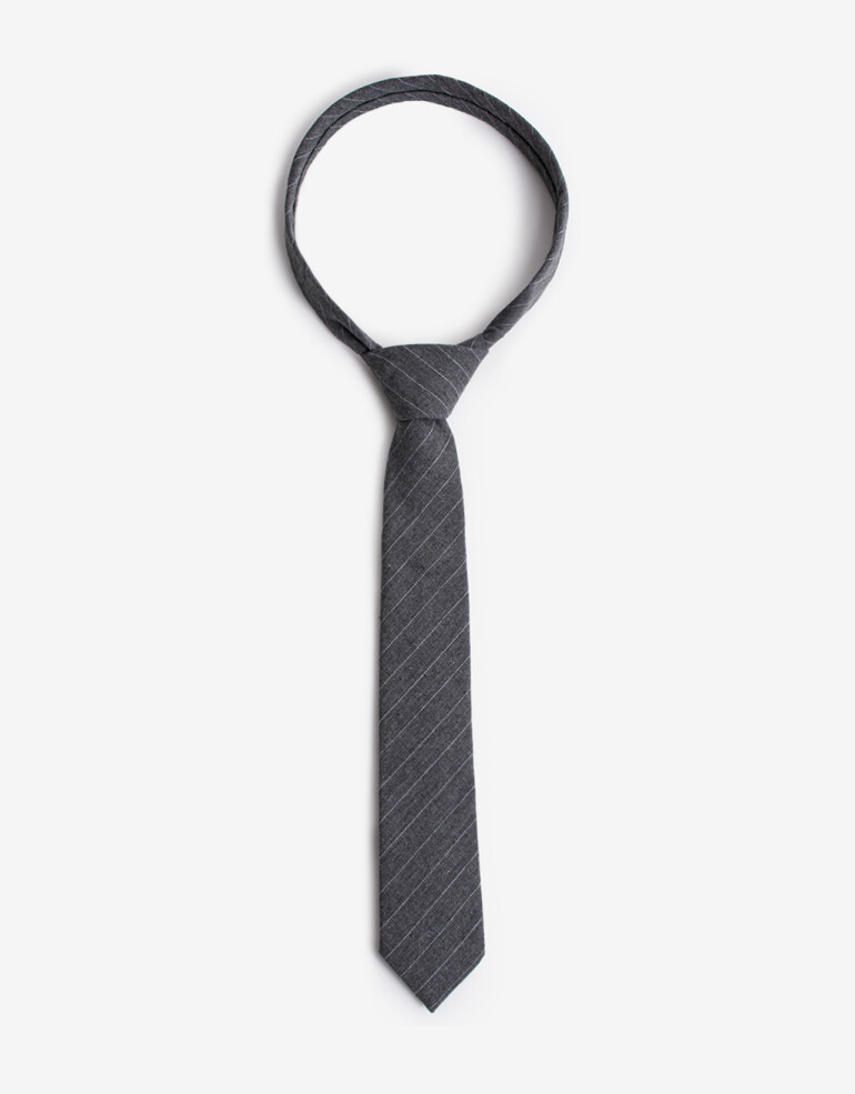 Pañuelos Raso Geométrico Corbata Rayada - Combinacion Bicolor