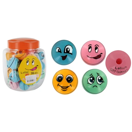SACAPUNTAS X1 PELOTA CON CARITA 14916 SACAPUNTAS X1 PELOTA CON CARITA 14916