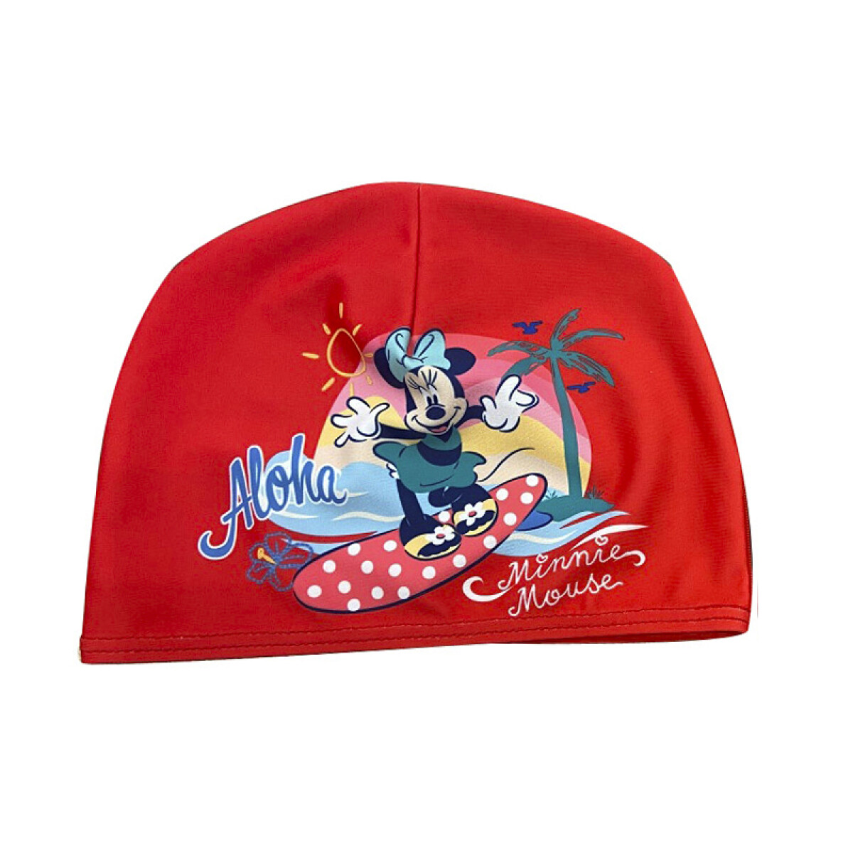 Gorra Natación Infantil Talle Único - Minnie 
