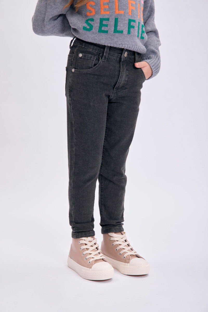 Pantalón jean skinny Gris