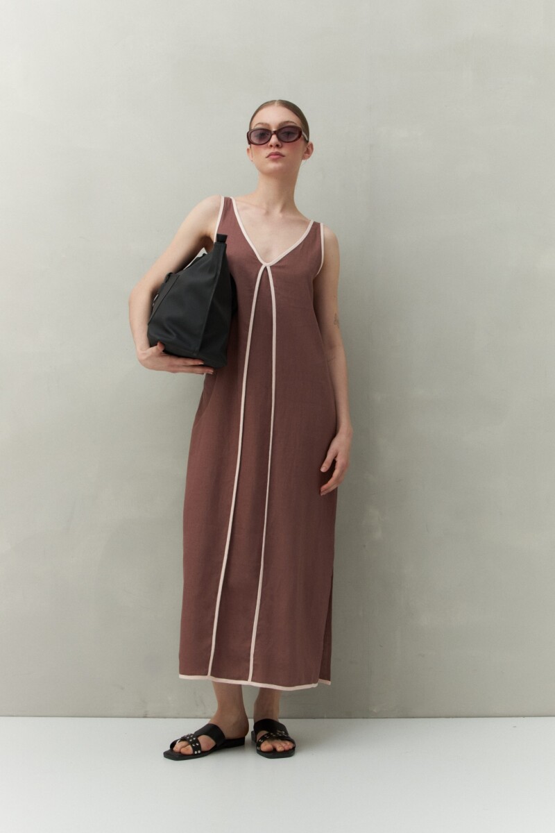 VESTIDO CALEB Chocolate