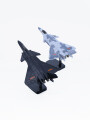AVION CON LUCES Y SONIDO GRIS
