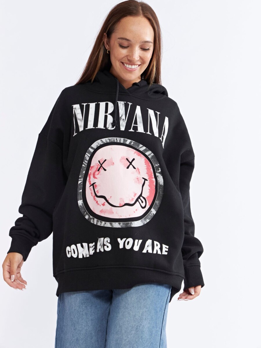 Buzo Nirvana N+ - Negro 