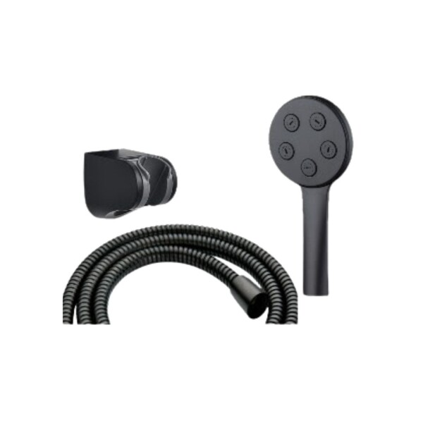 KIT TELEFONO DUCHA NEGRO Kit Telefono Ducha Negro